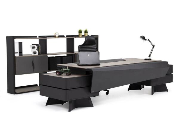 Efeler Ofis Mercury Üst Yönetici Makam Masa Takımı