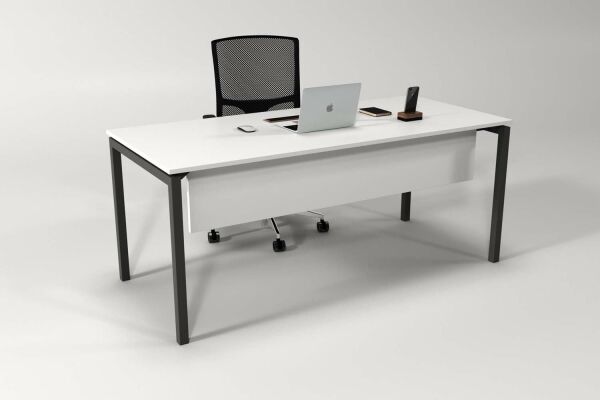 Efeler Ofis Alfa Çalışma Masası Beyaz 120x70x75h