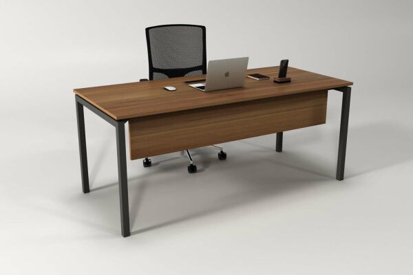 Efeler Ofis Alfa Çalışma Masası Ceviz 140x70x75h
