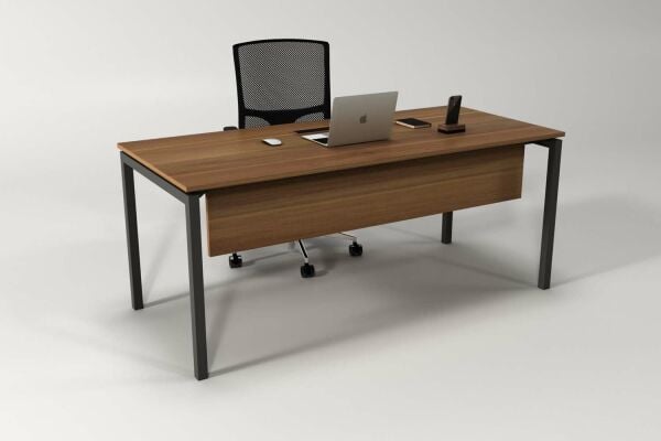 Efeler Ofis Alfa Çalışma Masası Ceviz 180x70x75h