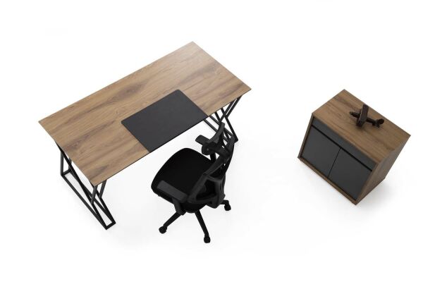 Efeler Ofis Buton Çalışma Masası Takımı 180x80x75h