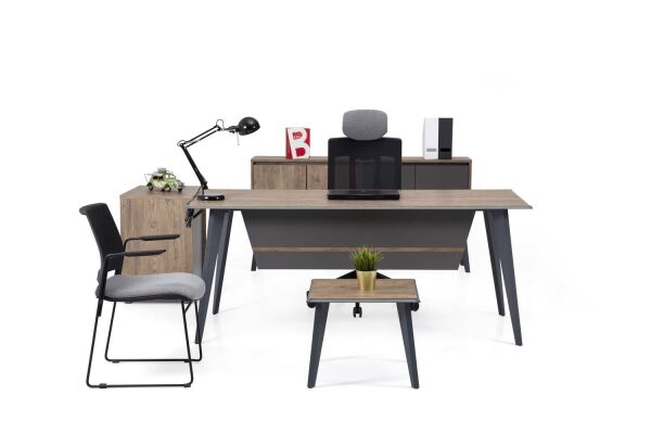 Efeler Ofis Eco Çalışma Masası Takımı 180x80x75h