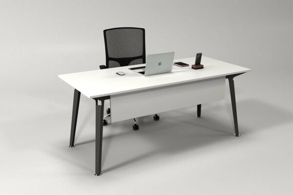 Efeler Ofis Omega Çalışma Masası Beyaz 100x70x75h