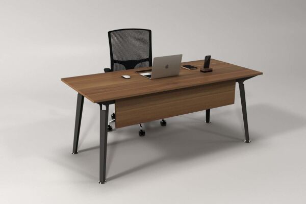Efeler Ofis Omega Çalışma Masası Ceviz 180x70x75h