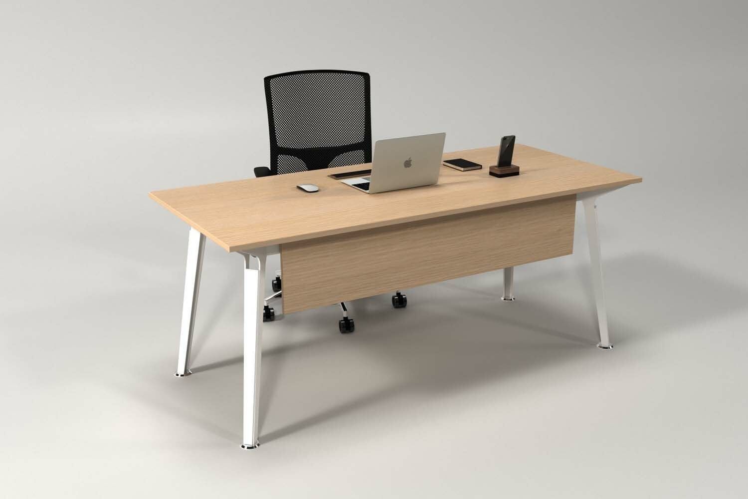 Efeler Ofis Omega Çalışma Masası Meşe 100x70x75h