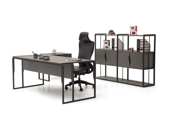 Efeler Ofis Otto Çalışma Masası Takımı 172x80x75h