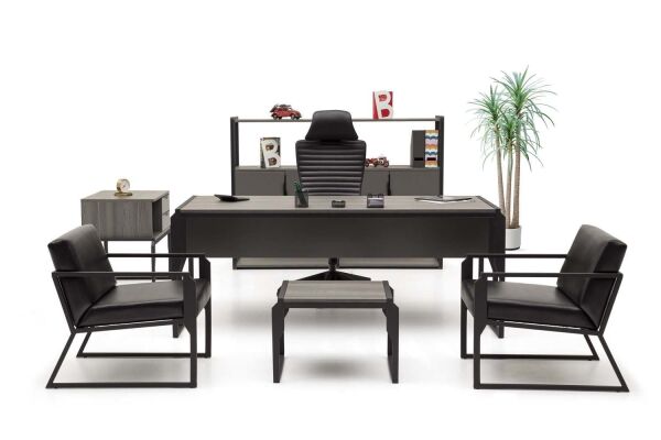 Efeler Ofis Otto Çalışma Masası Takımı 192x80x75h
