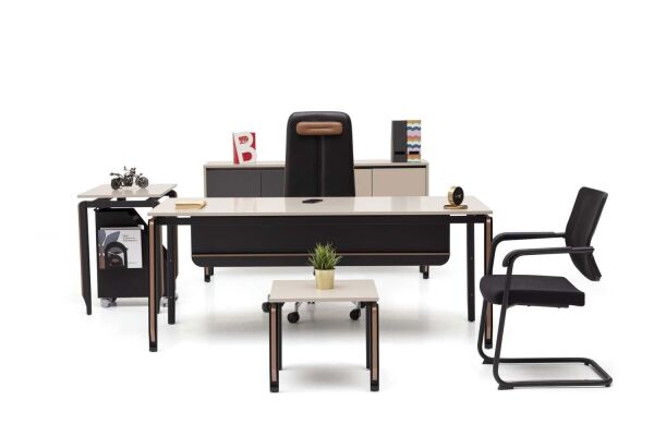 Efeler Ofis Zoom Çalışma Masası Takımı 139x69x75h