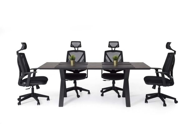 Efeler Ofis Cross Toplantı Masası 250x100x75h