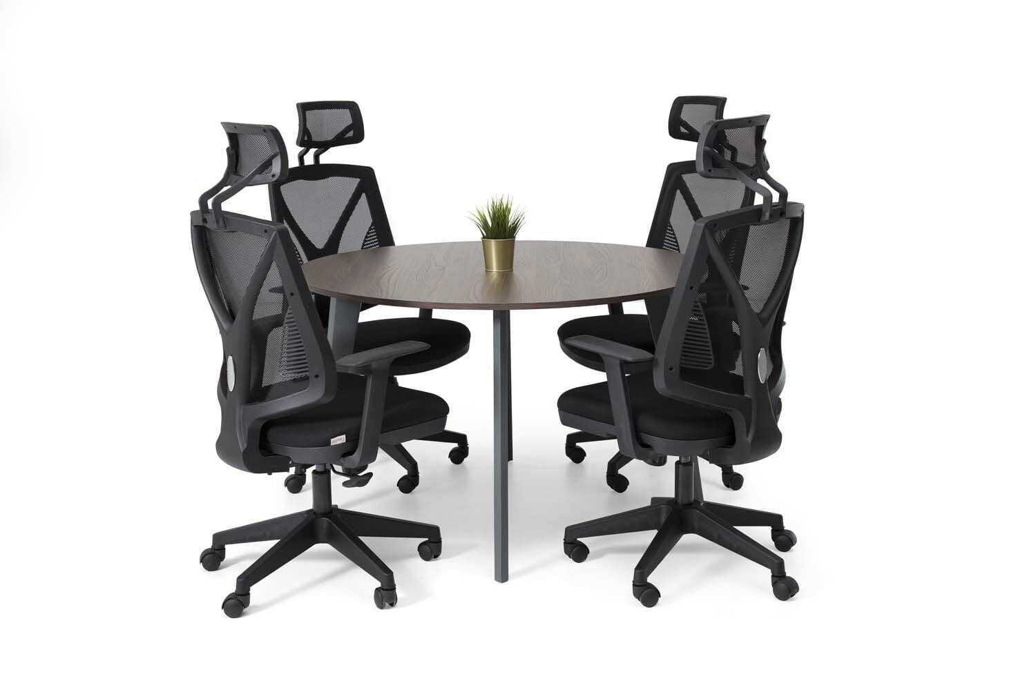 Efeler Ofis Eco Yuvarlak Toplantı Masası 120rx75h