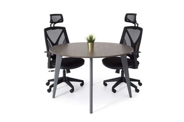 Efeler Ofis Eco Yuvarlak Toplantı Masası 140rx75h