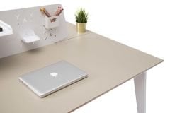 Efeler Ofis Eco 2P İkili Workstation Masa 140x140x75h