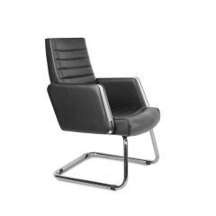 Efeler Ofis Rosetta Plus Deri ''U'' Ayaklı Misafir Koltuğu