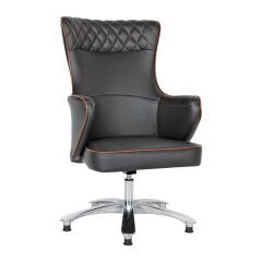 Efeler Ofis Konfor Plus Deri Konum Koruyucu Misafir Koltuğu