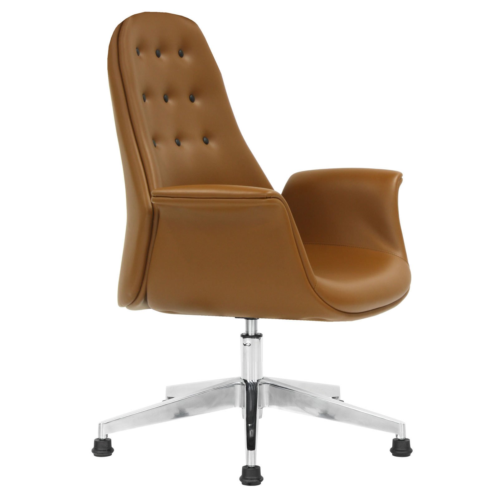 Efeler Ofis Key Deri Konum Koruyucu Misafir Koltuğu