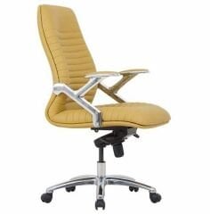 Efeler Ofis İnci Deri Çalışma Koltuğu