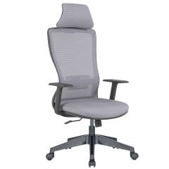 Efeler Ofis Arya Başlıklı Fileli Yönetici Koltuğu