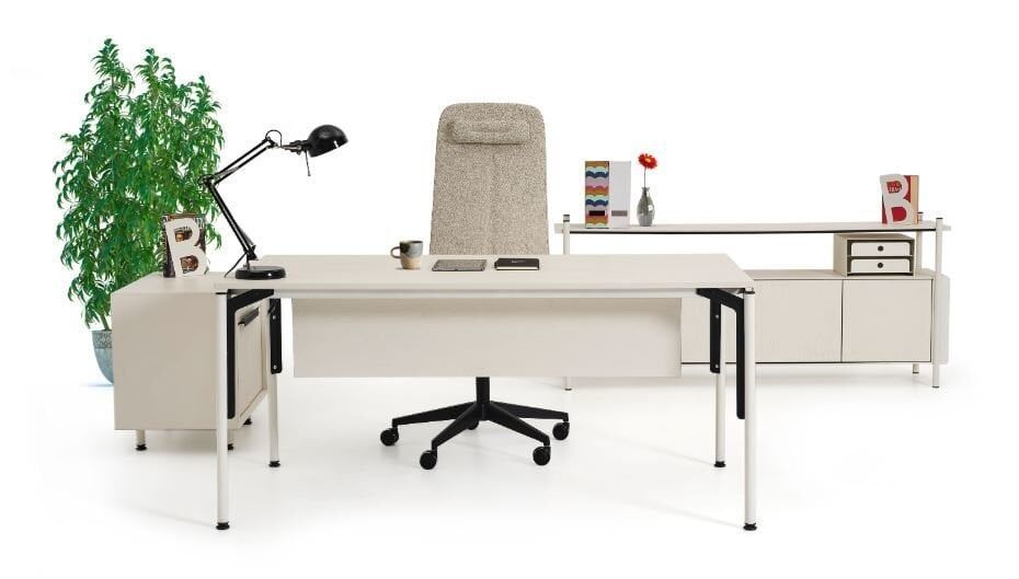 Efeler Ofis Pure Çalışma Masası Takımı 139x69x75h