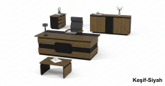 Efeler Ofis Astana Üst Yönetici Makam Masa Takımı