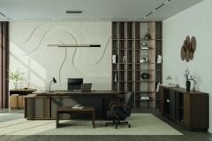 Efeler Ofis İdol Üst Yönetici Makam Masa Takımı