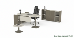 Efeler Ofis Stella Yönetici Makam Masa Takımı