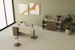 Efeler Ofis Stella Yönetici Makam Masa Takımı