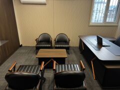 Efeler Ofis Blaze Üst Yönetici Makam Masa Takımı