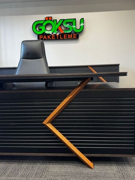 Efeler Ofis Blaze Üst Yönetici Makam Masa Takımı
