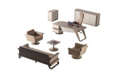 Efeler Ofis Gent Üst Yönetici Makam Masa Takımı